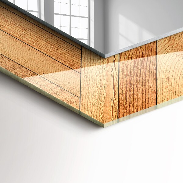 Wall mirror design Coloured abstract patterns