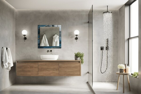 Wall mirror design Astragal line