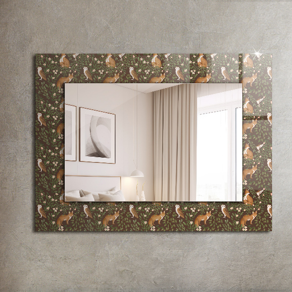 Printed mirror Volta and gufo