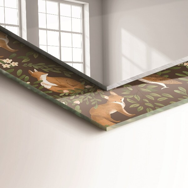 Printed mirror Volta and gufo