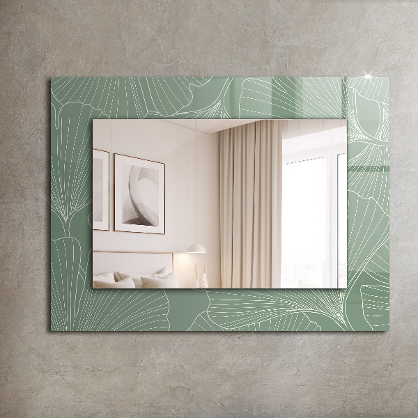 Wall mirror design Ginkgo mist