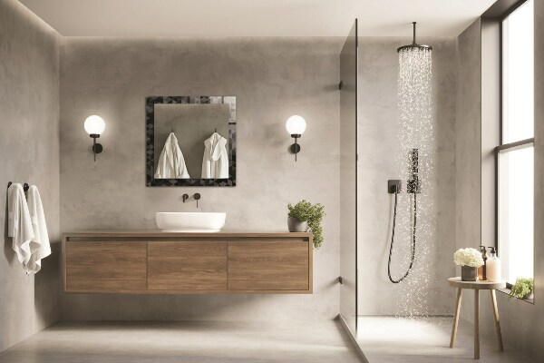 Wall mirror design Triangular dwarfs and crickets