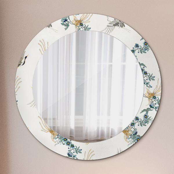 Round wall mirror design Chinoseries