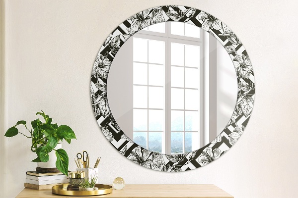 Circle decorative mirror Hummingbird