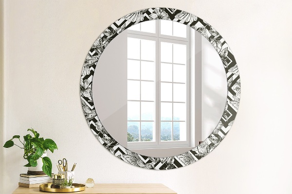 Circle decorative mirror Hummingbird