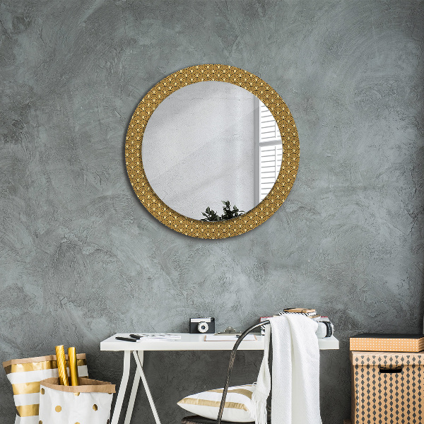 Round wall mirror design Deco vintage