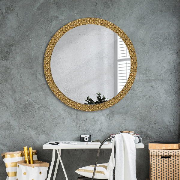 Round wall mirror design Deco vintage