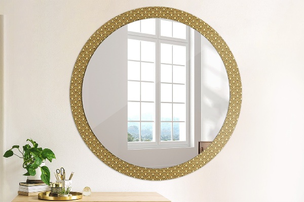 Round wall mirror design Deco vintage