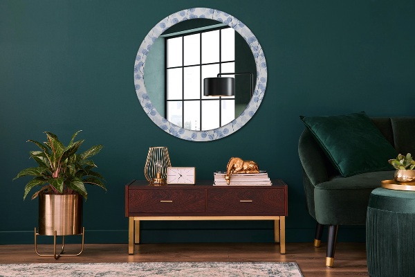 Round wall mirror decor Load branches