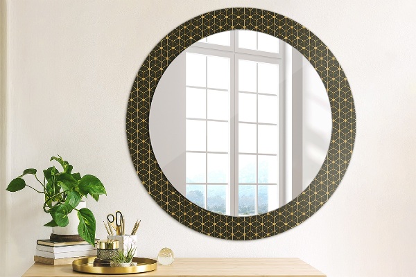 Round printed mirror Hexagonal geometry
