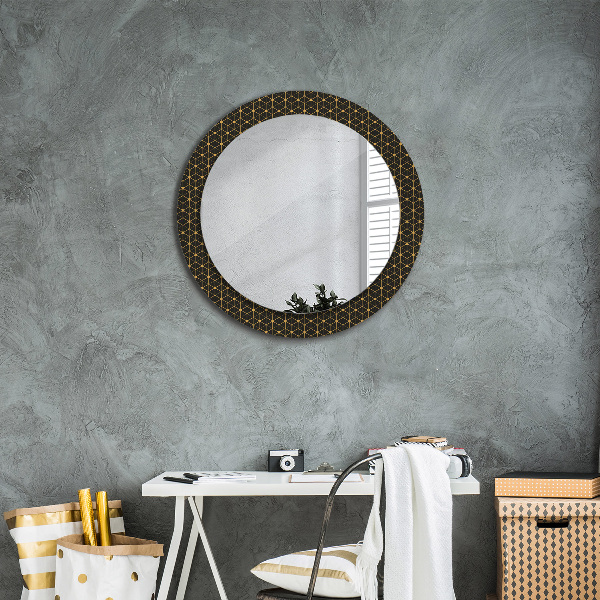 Round printed mirror Hexagonal geometry
