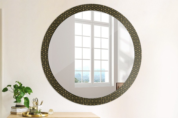 Round printed mirror Hexagonal geometry