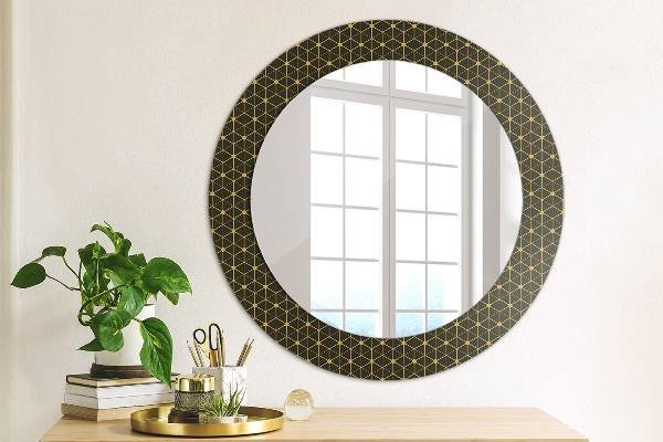 Round printed mirror Hexagonal geometry