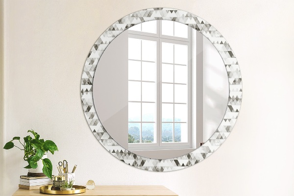 Circle decorative mirror Rainbow triangle