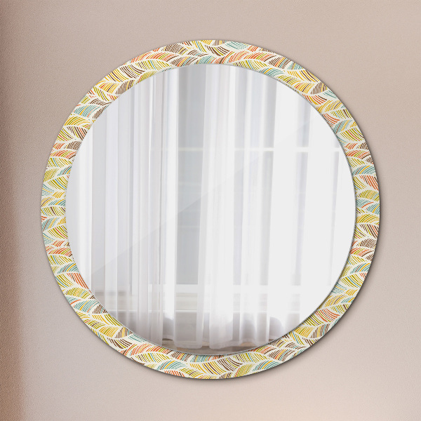 Ornate framed mirror Abstract