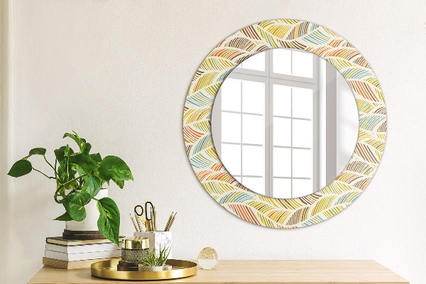Ornate framed mirror Abstract