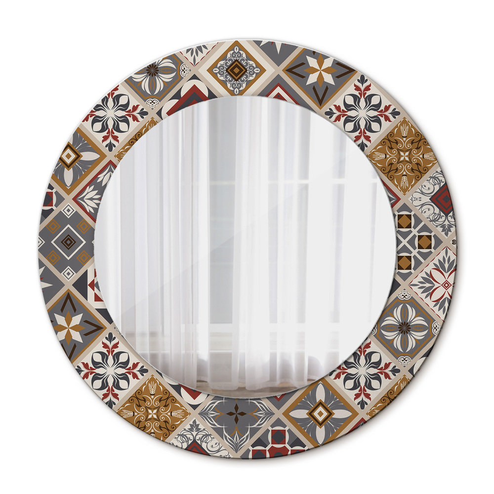 Ornate framed mirror Turkish pattern