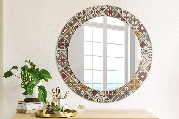 Ornate framed mirror Turkish pattern