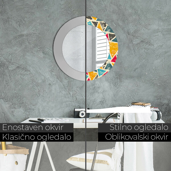 Circle decorative mirror Retro composition