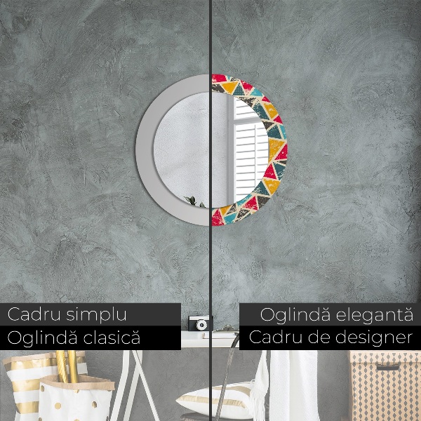 Circle decorative mirror Retro composition