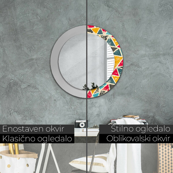 Circle decorative mirror Retro composition
