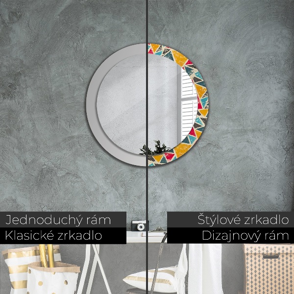 Circle decorative mirror Retro composition