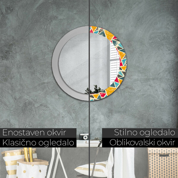Circle decorative mirror Retro composition
