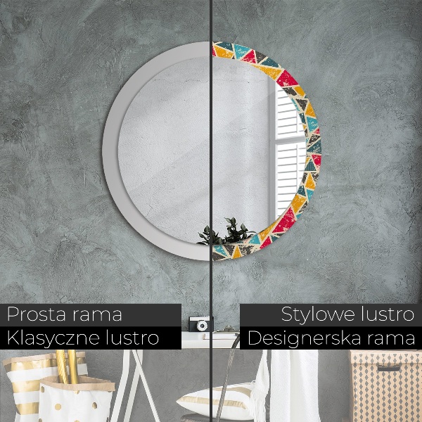 Circle decorative mirror Retro composition