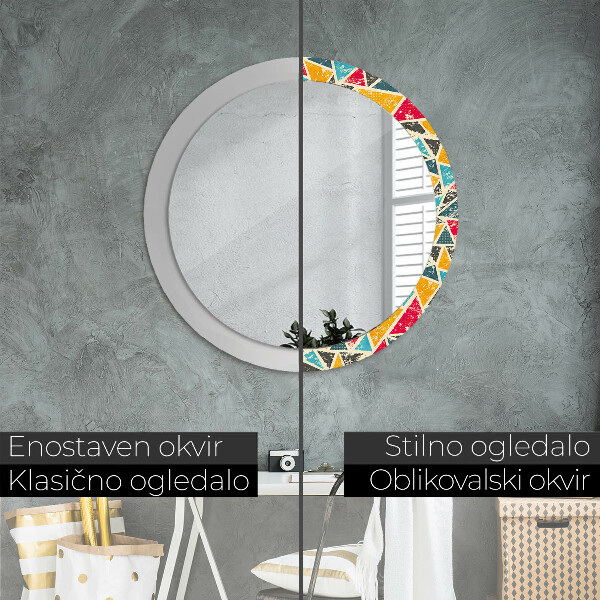Circle decorative mirror Retro composition