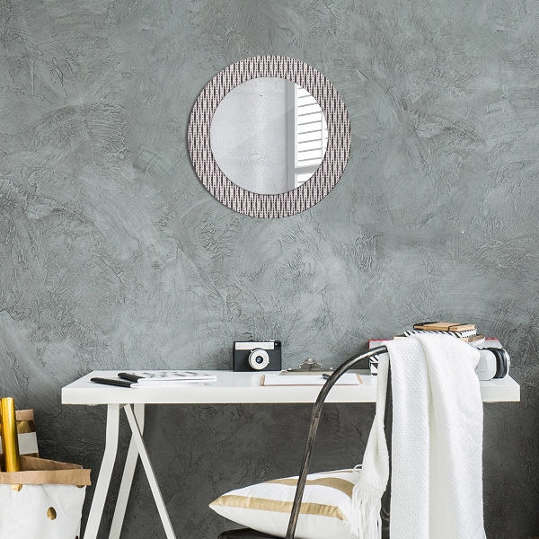 Circle decorative mirror Geometric dot pattern