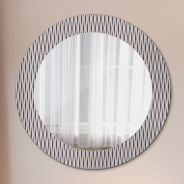 Circle decorative mirror Geometric dot pattern