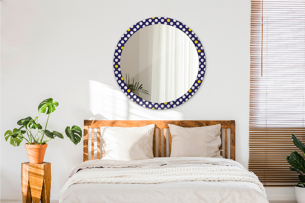 Ornate framed mirror Retro dots