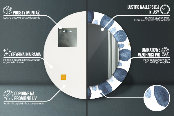 Circle decorative mirror Moon mandala