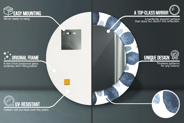 Circle decorative mirror Moon mandala