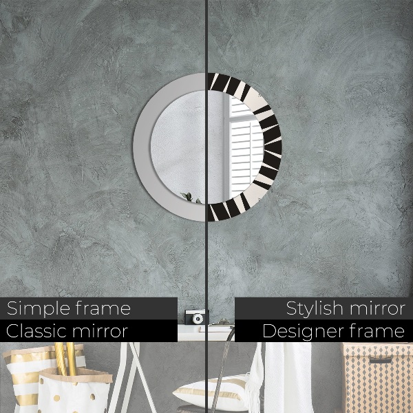 Ornate framed mirror Abstraction geometry