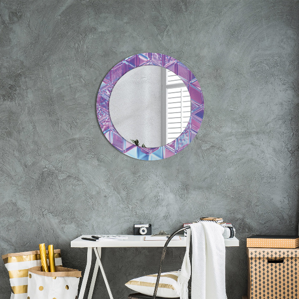Round wall mirror design Abstract surreal