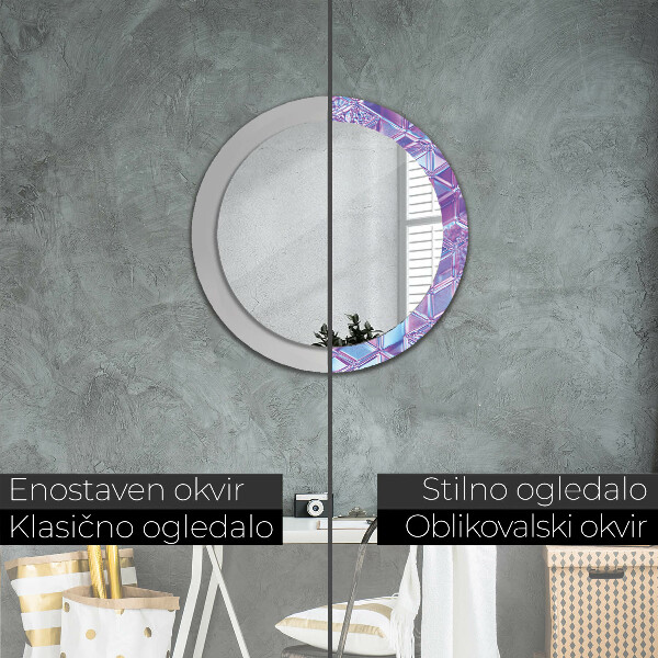 Round wall mirror design Abstract surreal