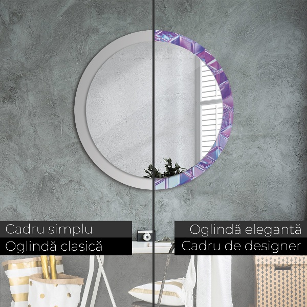 Round wall mirror design Abstract surreal
