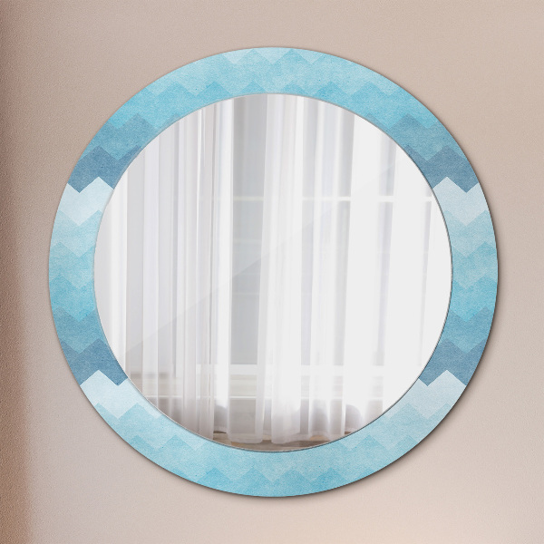 Round wall mirror decor Shoemaker's pattern