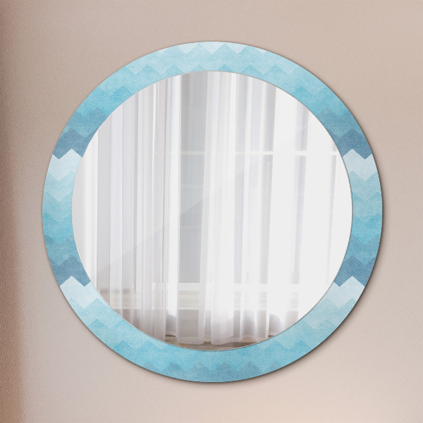 Round wall mirror decor Shoemaker's pattern