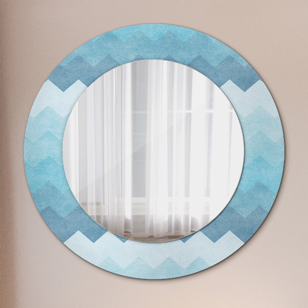 Round wall mirror decor Shoemaker's pattern