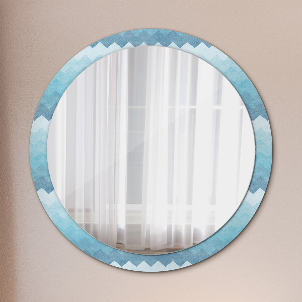 Round wall mirror decor Shoemaker's pattern