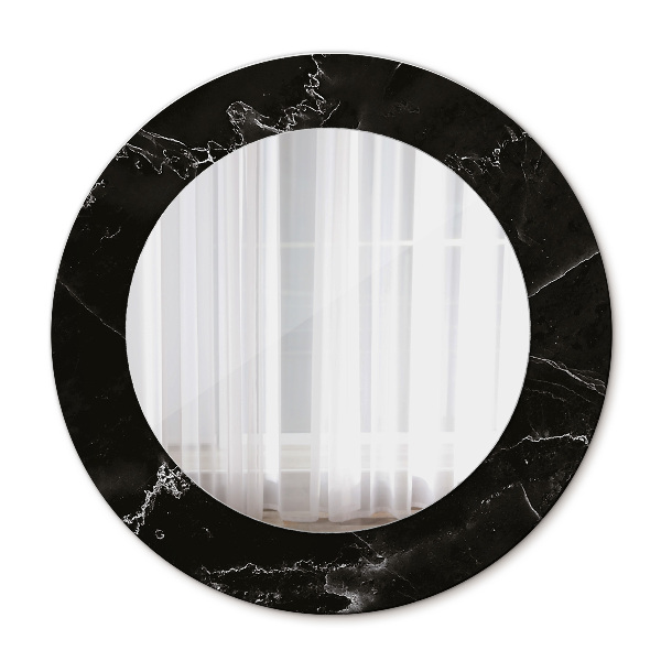 Round wall mirror design Marble stone