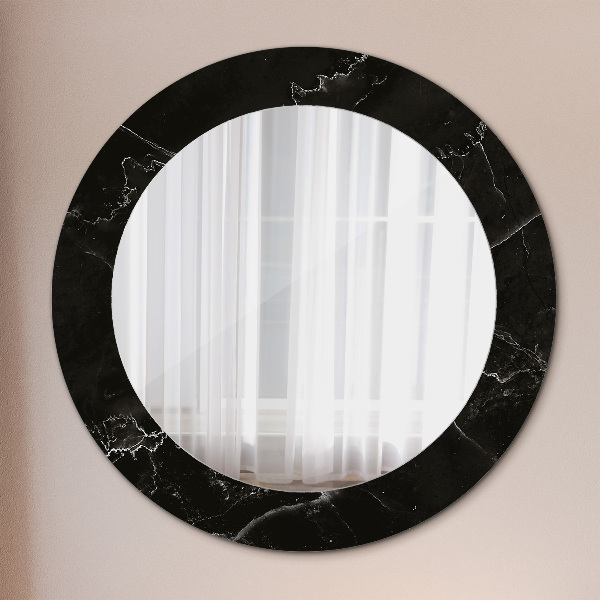 Round wall mirror design Marble stone