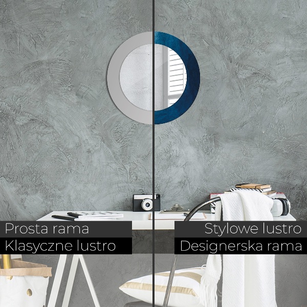 Circle decorative mirror Abstract art