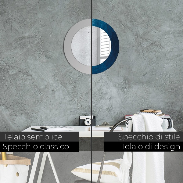 Circle decorative mirror Abstract art