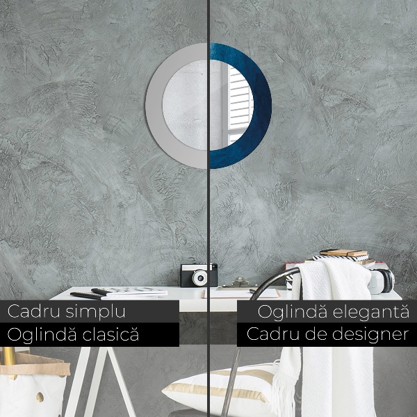 Circle decorative mirror Abstract art