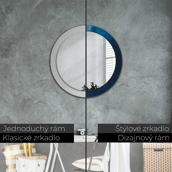 Circle decorative mirror Abstract art