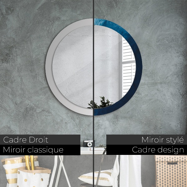 Circle decorative mirror Abstract art