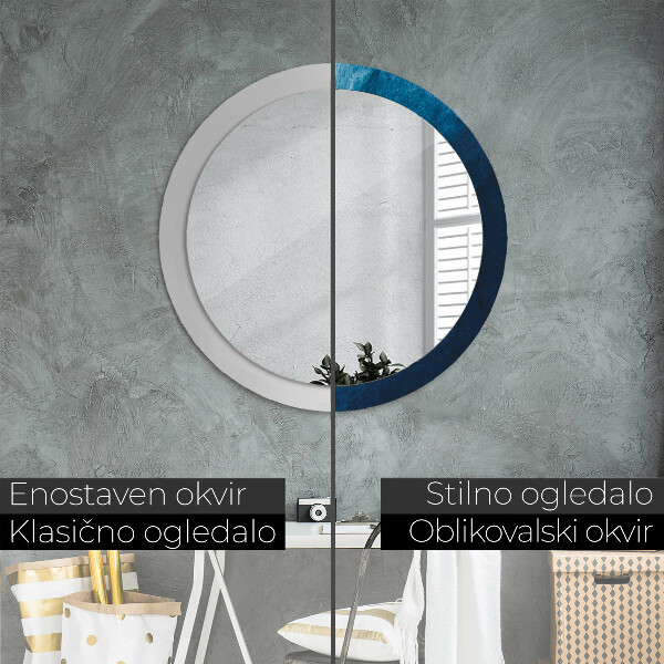Circle decorative mirror Abstract art
